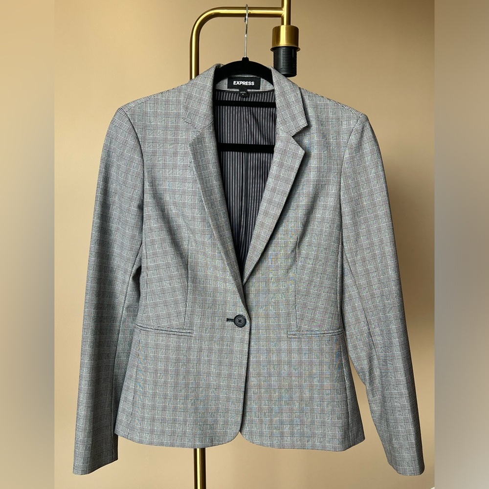 Plaid Express Blazer
